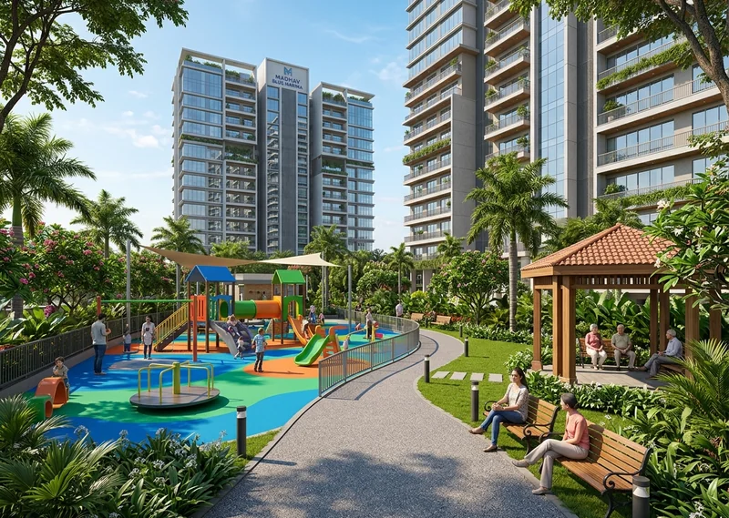 Madhav Blue Marina Kalyan Apartment Interior