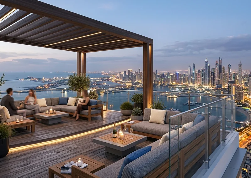 Madhav Blue Marina Kalyan Swimming Pool Deck